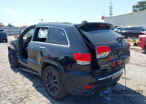 2017 Jeep Grand Cherokee Overland 4X4 из США, поврежденный, VIN 1C4RJFCT9HC880641